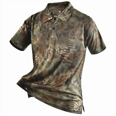 Militär Camo pikétröja